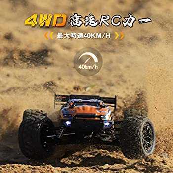 HBXラジコンカー ラジコンカーオフロード 1/18 4WD RTR 電動RCカー 2.4Ghz無線操作 リモコンカー 40 km/h 高速 RCバギー オンロード