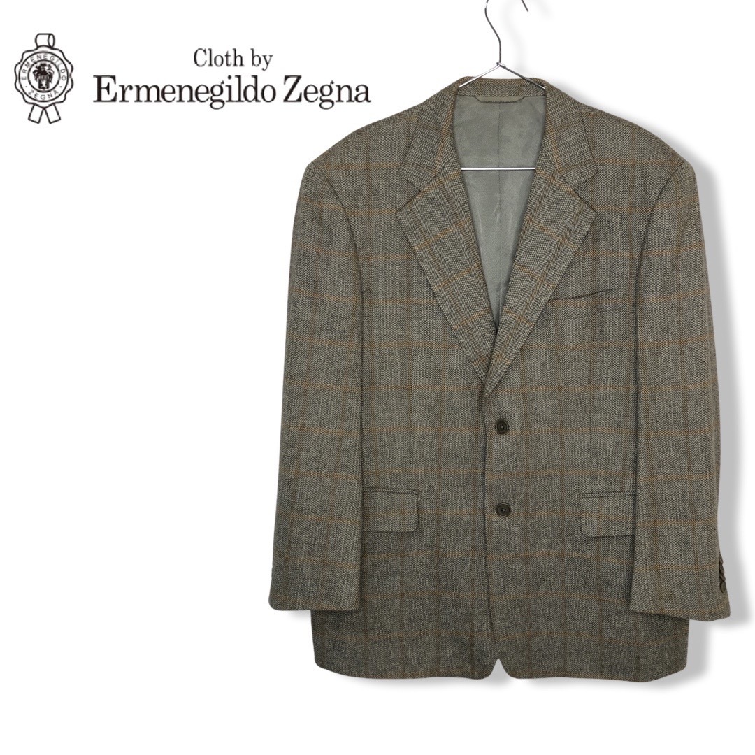 愛用 ゼニア☆メンズ Zegna ☆Ermenegildo 2B 管:C:04 サイドベンツ