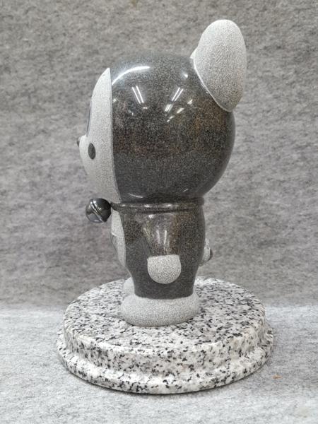 なりました ヤフオク! - 展示 TAKAO 御影石 スタチュー ドラミちゃん 置... すので