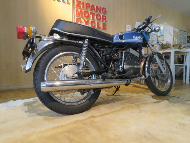 □ 超希少 YAMAHA ヤマハ RD250 2st 青 250cc 19817km ビンテージ 実動！ 1975 2スト バイク 札幌発　★_画像6