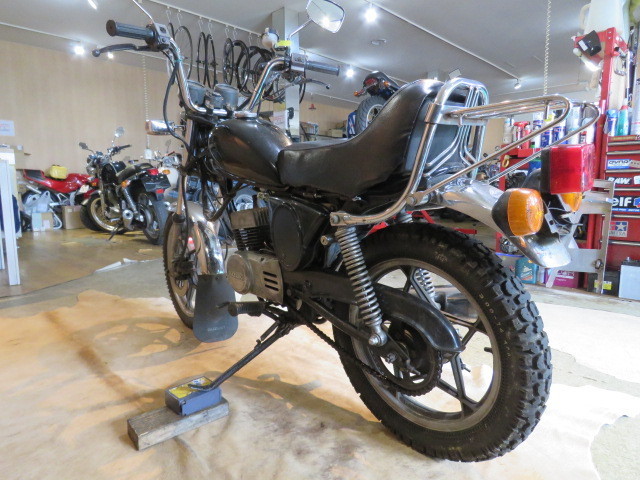 * rare! SUZUKI MAME TAN50 OR502 Suzuki Mametan 50 50cc 12983km black real movement! 2st 2 -stroke old car motor-bike Vintage bike Sapporo departure *