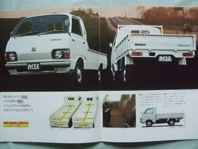 1979年10月 トヨタ ハイエース バン・コミューター・ワゴン・トラック H30/20/40/11型 カタログ_画像4