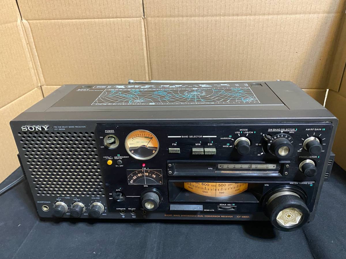 SONY ICF-6800A ソニー マルチバンドレシーバー FM/AM 中波 短波 BCL