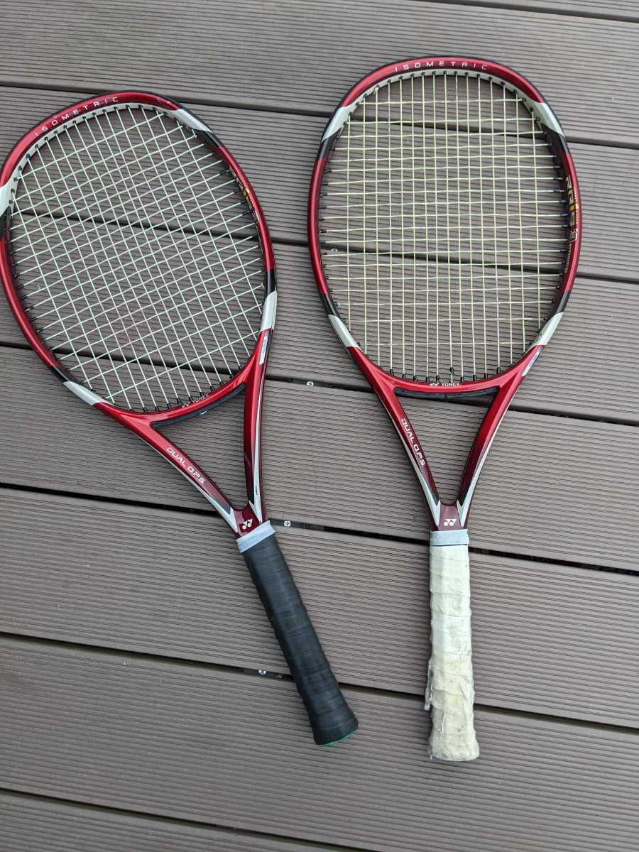 ヨネックス　硬式テニスラケット　2本セット　YONEX　ISOMETRIC DUAL O.P.S　軽量　グリップサイズ　G2