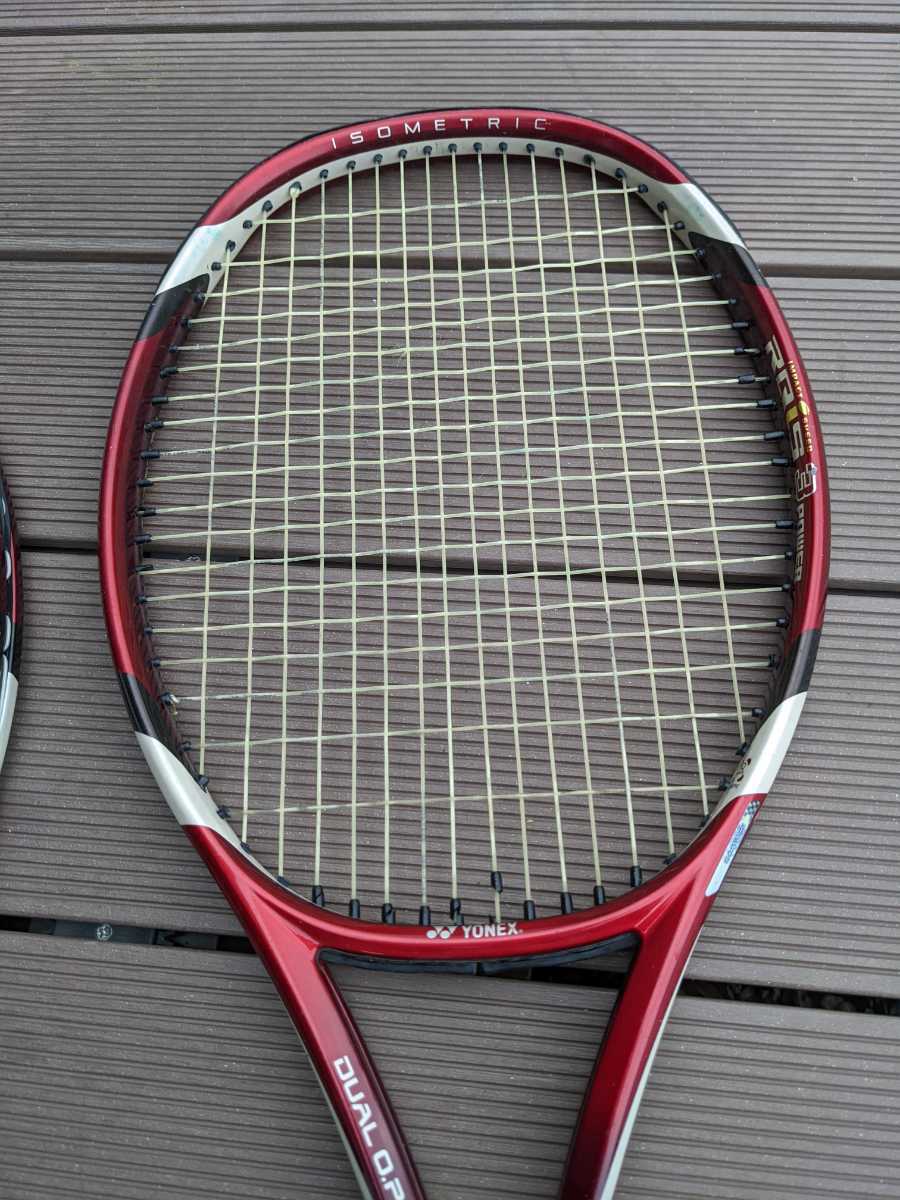 ヨネックス 硬式テニスラケット 2本セット YONEX ISOMETRIC DUAL O.P.S