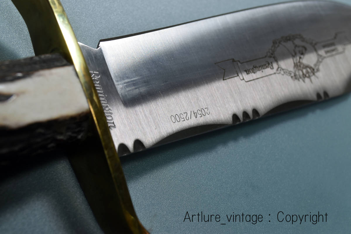 VINTAGE REMINGTON CRAWN STAG BOWIE NIFE,USA,限定品セリアル VINTAGE REMINGTON CRAWN STAG BOWIE NIFE,USA,限定品セリアル