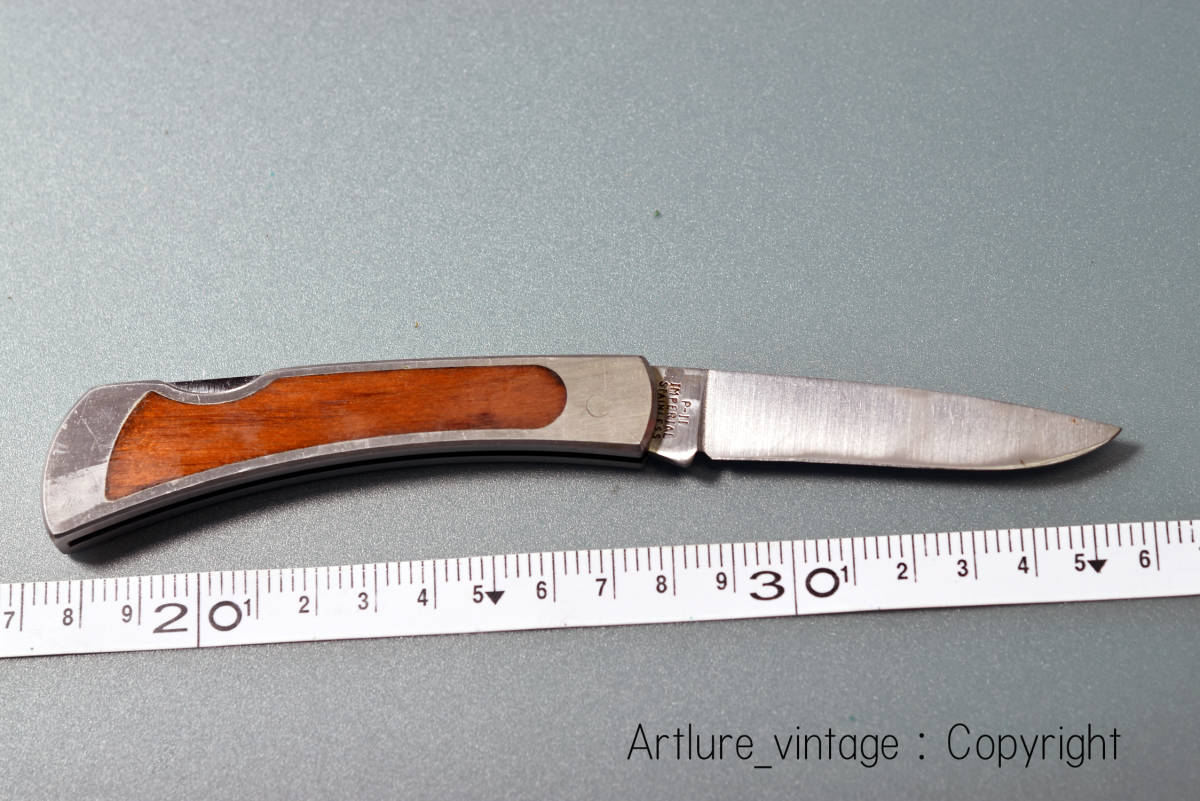 ●稀少VINTAGE KNIFE ,FRONTIER MADE IN USA,P11, IMPERIAL STAINLESS (Y1637-428)CAMPING OUTDOOR FISHING_画像2