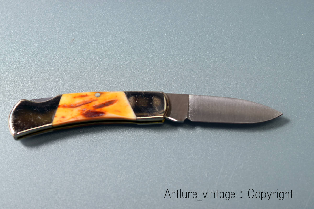●VINTAGE KNIFE BEAR MGC CUTLEY,MADE IN USA 625 3IN LOCKBACK(4102-428) CAMPING,FISHING,OUTDOORヴィンテージナイフ