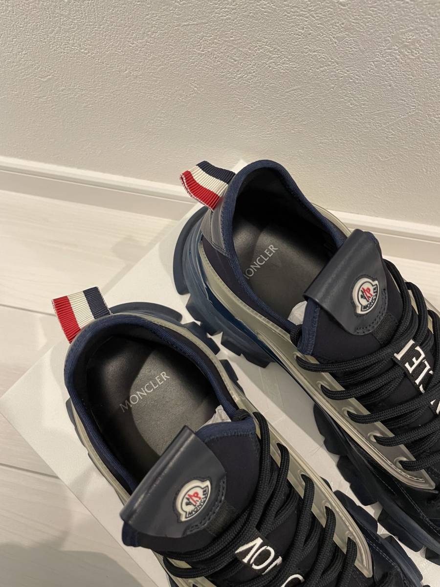 美品 MONCLER TREVOR SNEAKERS ダッドスニーカー ネイビー サイズ43_内部も綺麗です