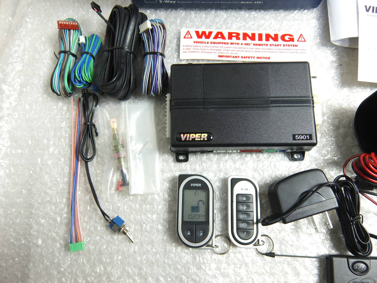 新品 VIPER カーセキュリティ 5901 バイパー 液晶リモコン アンサー 