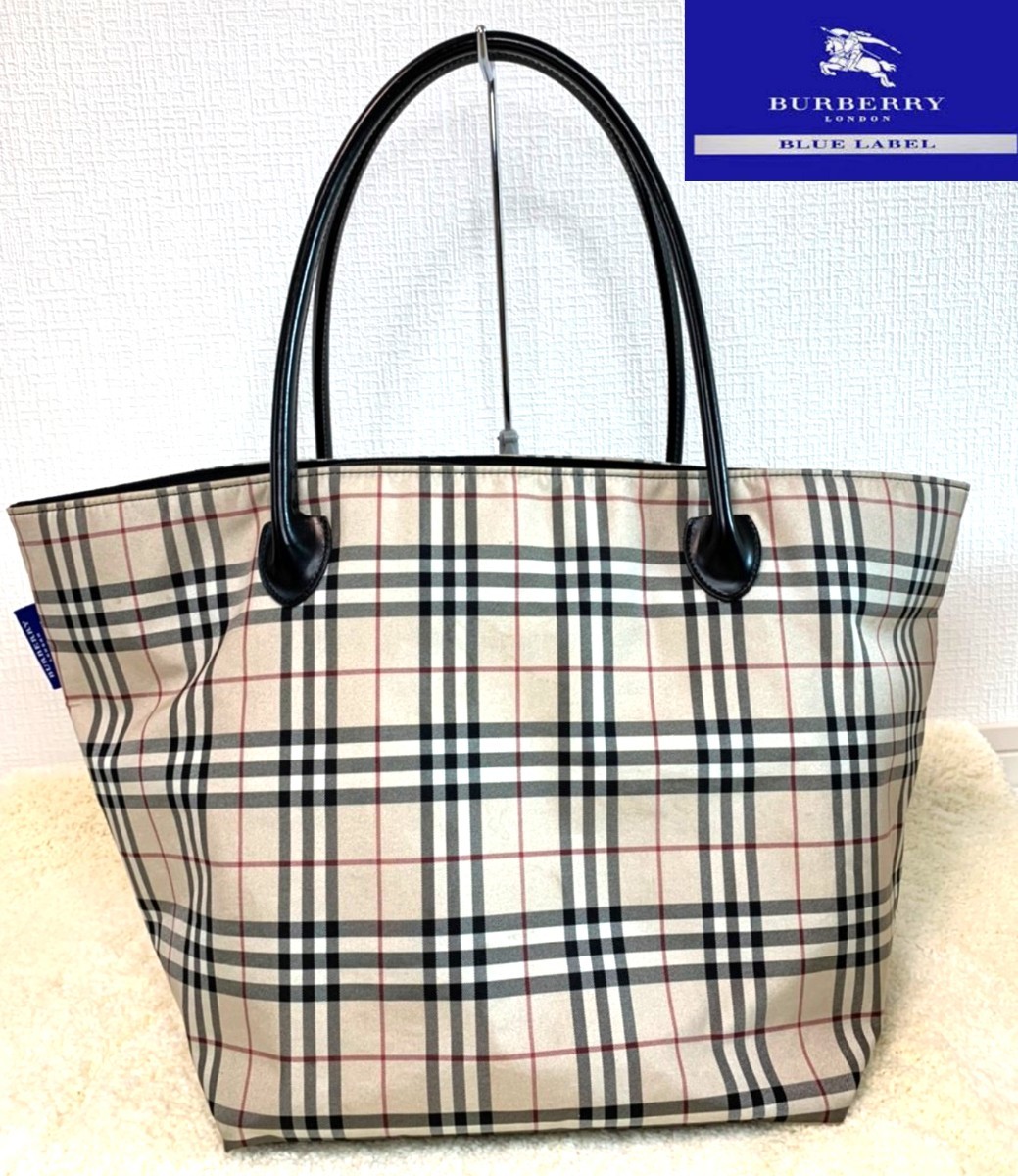 NEW限定品】 バーバリーブルーレーベル トートバッグ ノバチェック
