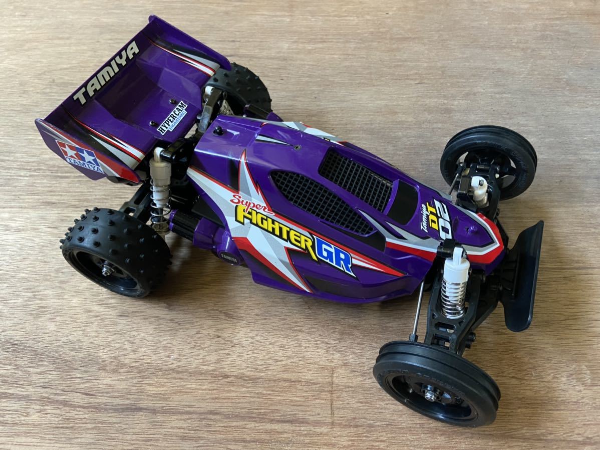 ヤフオク! - タミヤ 1/10RC スーパーファイターGR (バイオレッ...