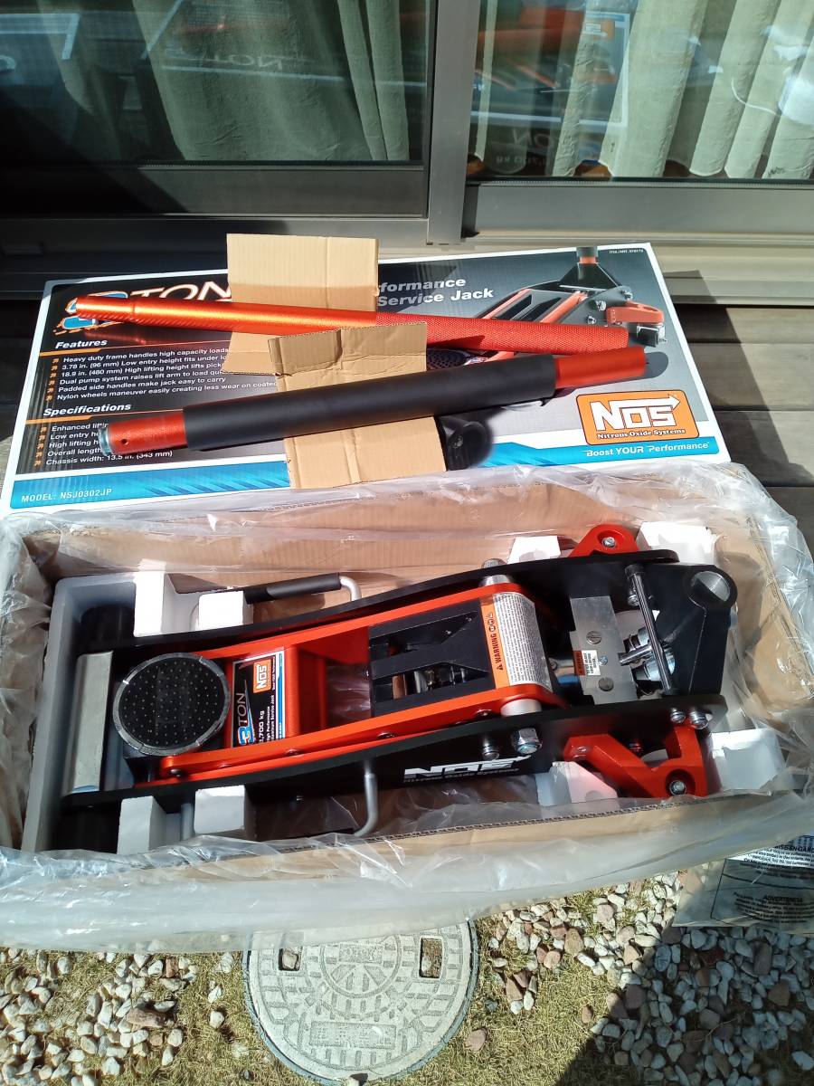 新品 ARCAN アルミ ハイブリッド ガレージジャッキ 軽量 3t 油圧式