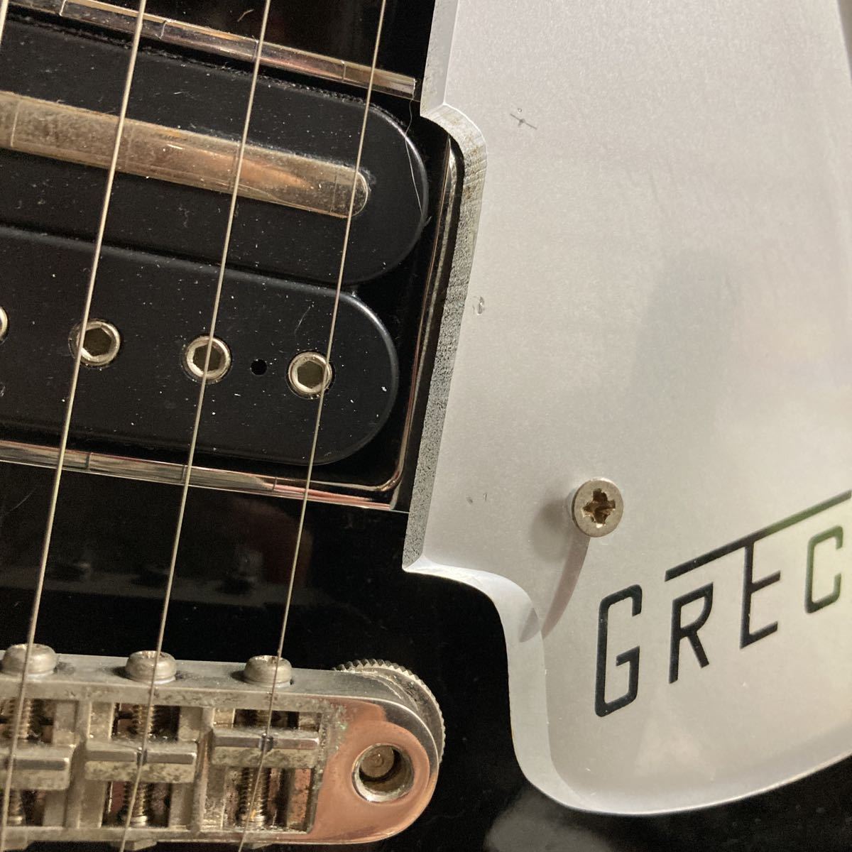 Greco RJ-85 1988年製 グレコ エレキギター Gretsch Duo/Roc Jet コピーモデル 日本製 ジャパンビンテージ 黒 希少  レア おまけ付 改造有
