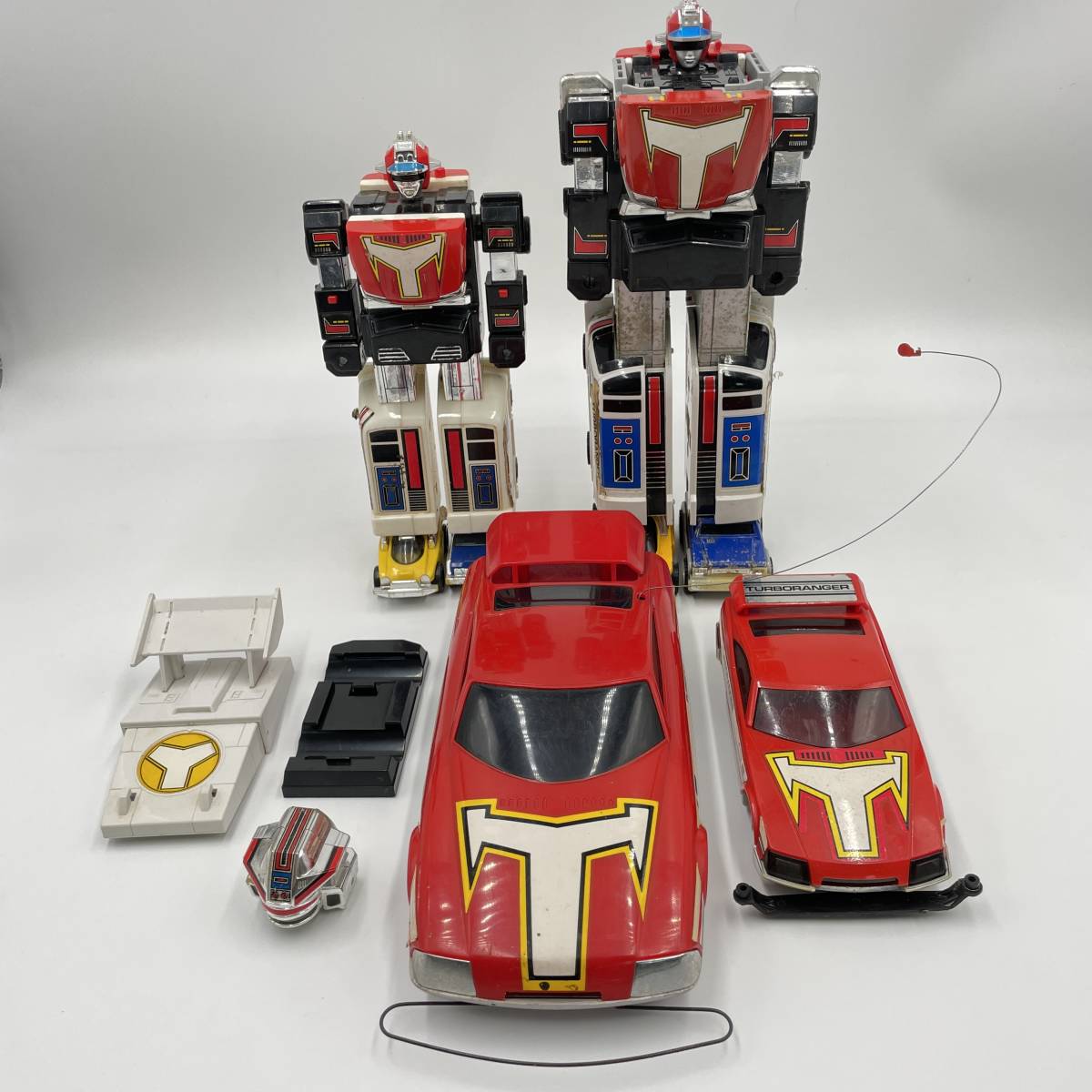 ジャンク 高速戦隊ターボレンジャー DX超合金 ターボロボ 他 レッド