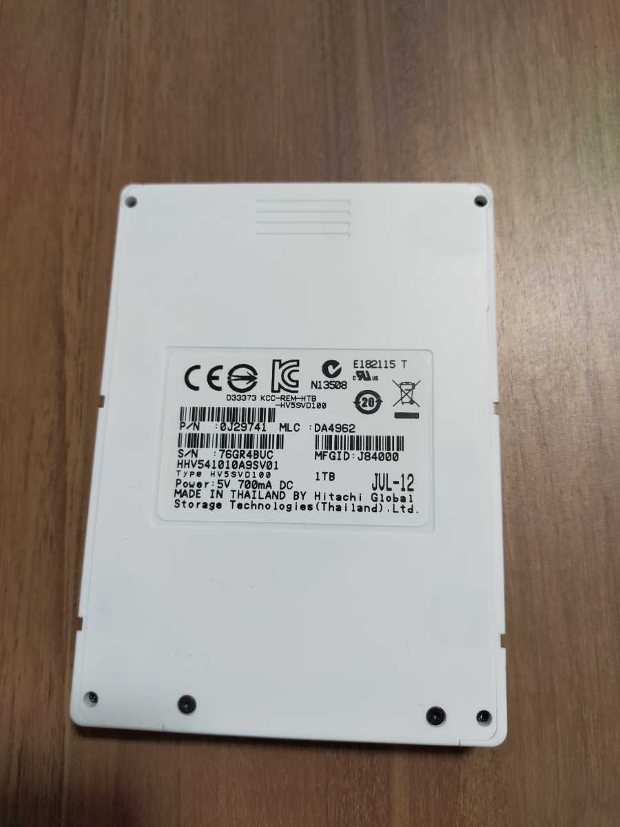 超特価SALE開催! iS1000 テクノロジ 1TB します iVDR-S ケース付 1TB