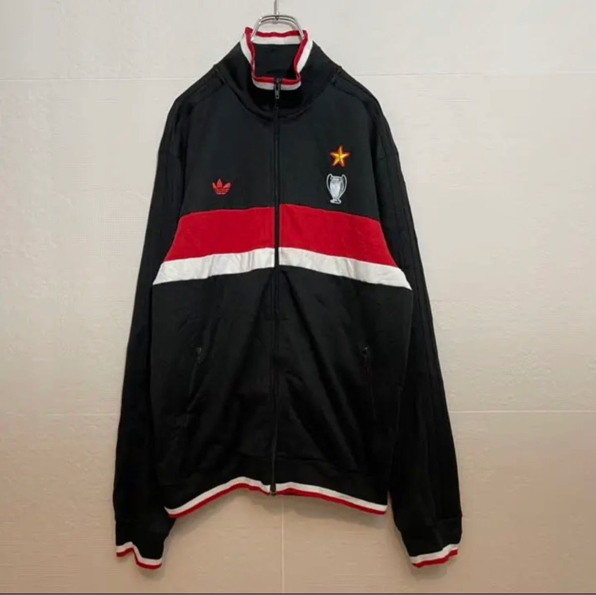 adidas アディダス 90s トラックジャケット 万国旗タグ サイズXL バイ