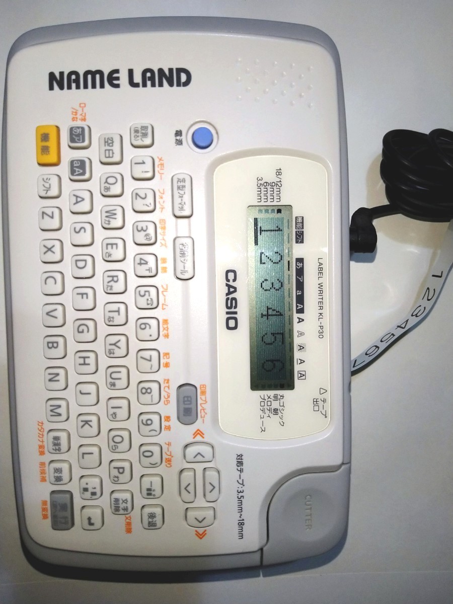 CASIO ネームランド KL-P30 