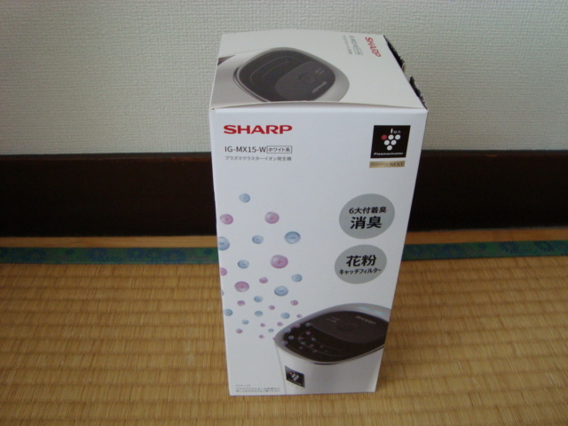 【感謝価格】 SHARP IG-MX15-W (ホワイト系）プラズマクラスターイオン発生機 シャープ