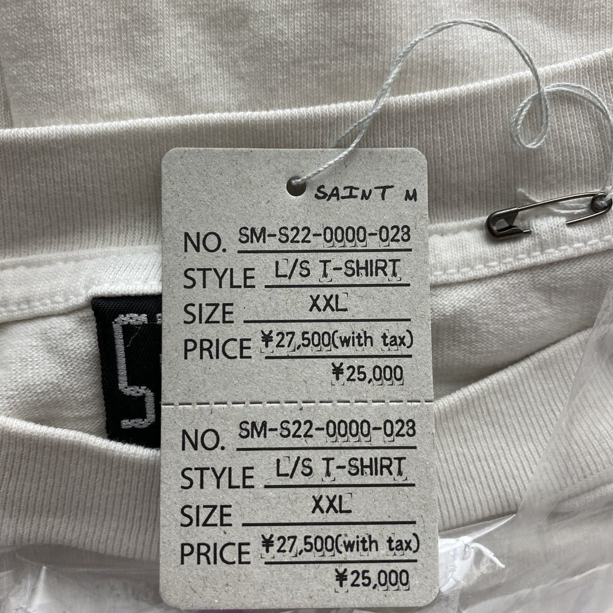 16770円 最大85％オフ！ セントマイケル 22SS コットン Tシャツ XXL メンズ グレー ヴィンテージ加工 SM-S22-0000-013