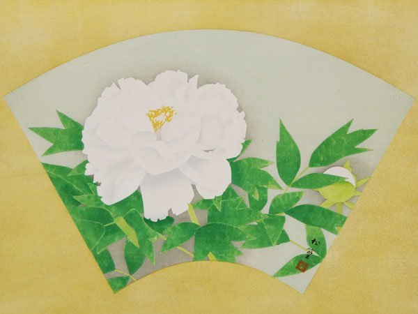 上村松篁 緋桃と山鳩 enot.in.ua