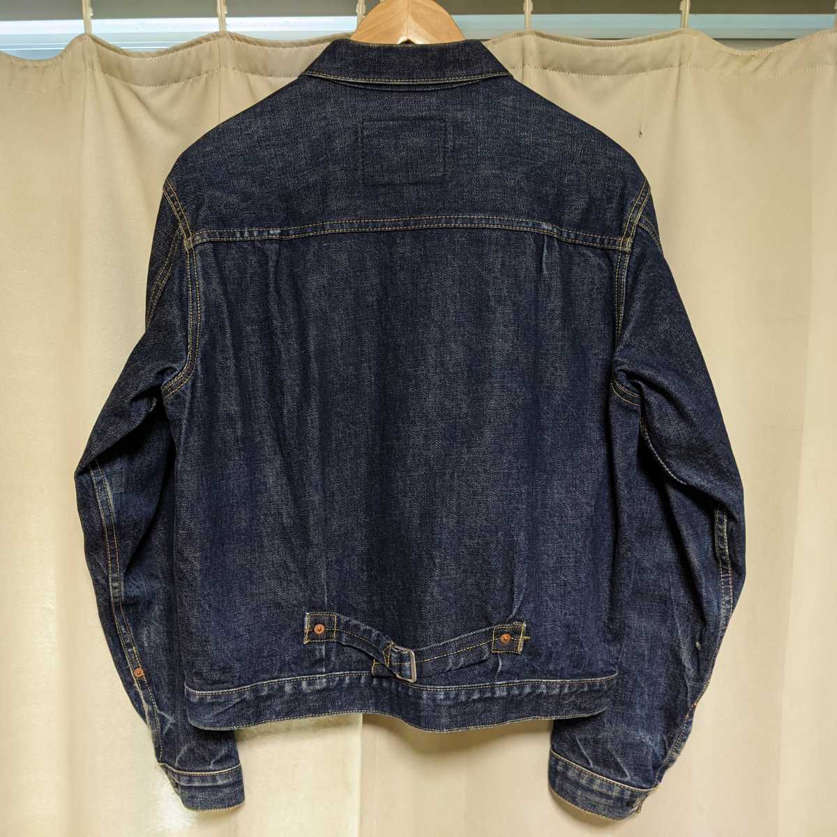 珍品 激レア ヴィンテージ LEVI'S ファースト Gジャン 赤耳 BIG E 71506 J02 リーバイス イレギュラー品 LEVIS 大戦モデル シンチバック 38_画像2