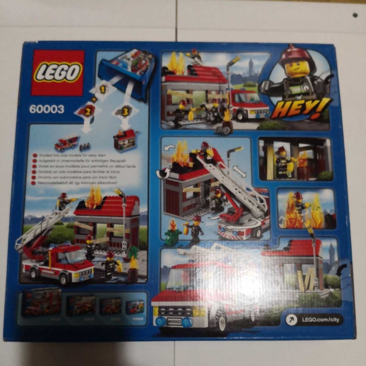 LEGO レゴ 60003 シティ ファイヤートラックとハウス 未使用未開封品