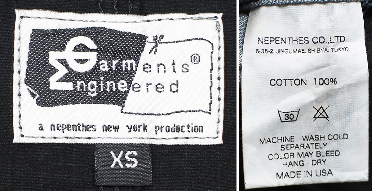 Engineered Garments (エンジニアドガーメンツ) ストライプカバーオールジャケット size XS / USA製_画像10
