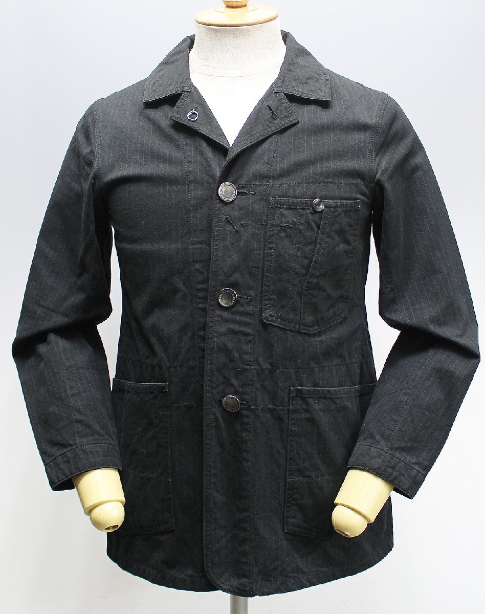 Engineered Garments (エンジニアドガーメンツ) ストライプカバーオールジャケット size XS / USA製_画像2