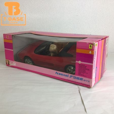 1円～ ジャンク 汚損 MATTEL Barbie FERRARI F355 GTS バービー人形_画像1