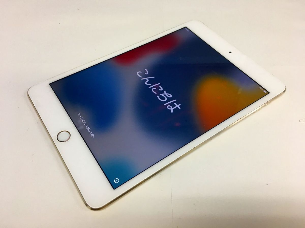 T5-051 docomo iPad mini 4 Wi-Fi+Cellular A1550 128GB ジャンク 判定