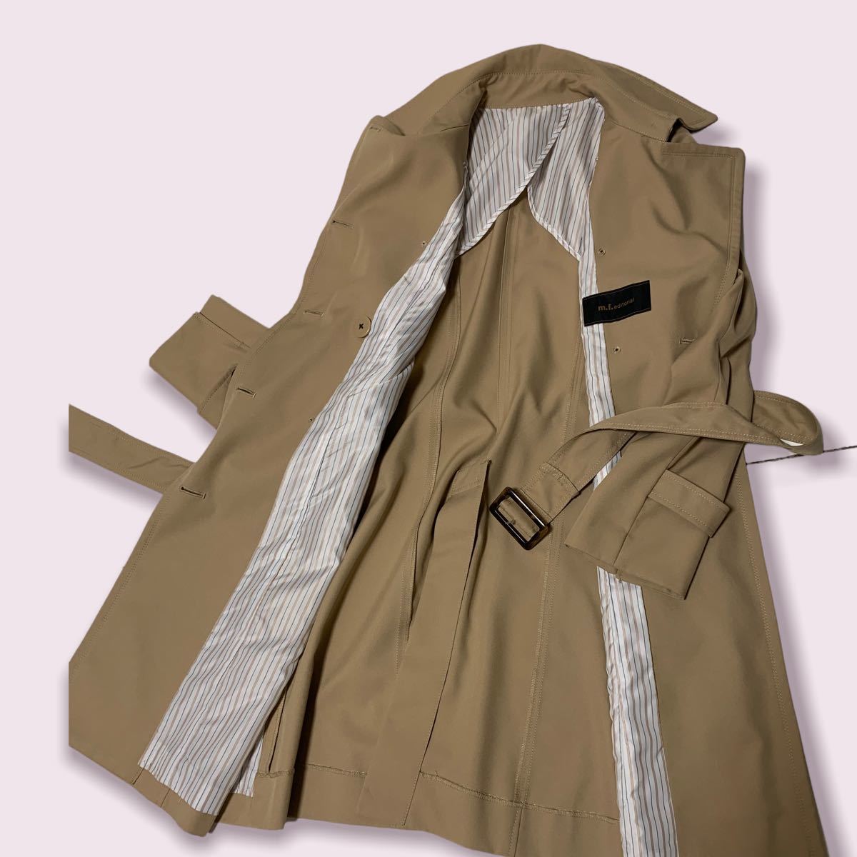 m.f.editorial M ef Eddie to real water-repellent . wrinkle washer bruto wrench spring coat S beige group 