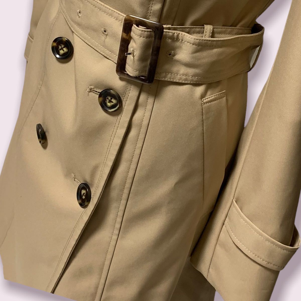 m.f.editorial M ef Eddie to real water-repellent . wrinkle washer bruto wrench spring coat S beige group 