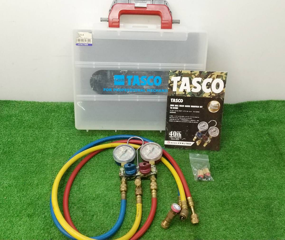 TASCO イチネン ミニボールバルブ式 マニホールドキット 40th記念 限定 迷彩 TA122MC