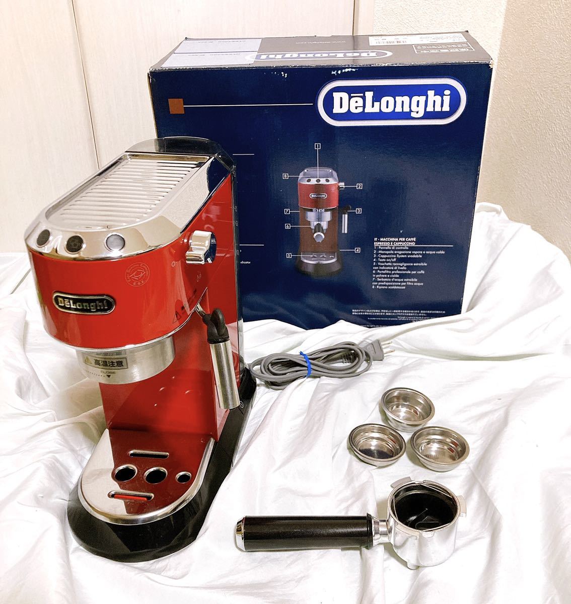 動作品】デロンギ DeLonghi エスプレッソ カプチーノ デロンギ