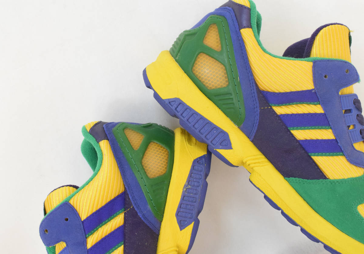 未使用品 2001年製 adidas アディダス ZX8000 TORSION ブラジルカラー US9.5 27.5㎝_画像3