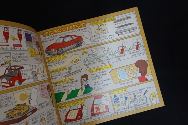 xe17/モ子ちゃんの塗装ガイドブック 藤田幸久 田宮模型 昭和60年_画像3