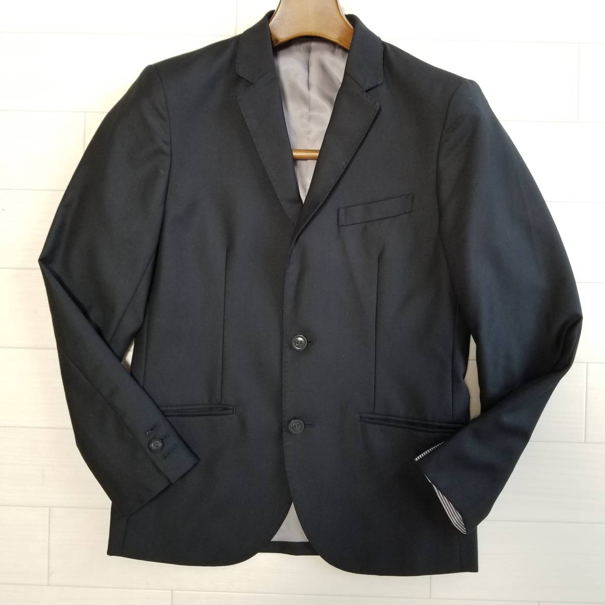 THE SHOP TK The магазин чай ke- внешний tailored jacket одноцветный карман подкладка есть стандартный полоса рукав черный размер 1 aa307