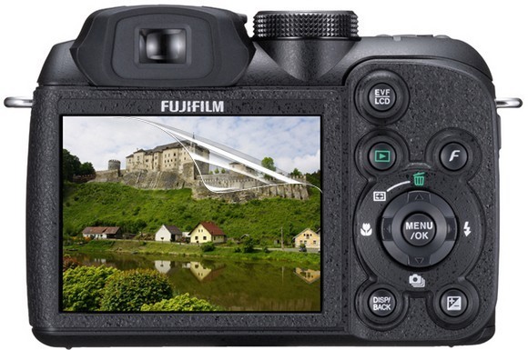11-12-01【高光沢タイプ】Fujifilm FinePix S1500/F50fd/Z33WP/JZ700/T500用 指紋防止 反射防止 気泡レス カメラ液晶保護フィルム_画像1