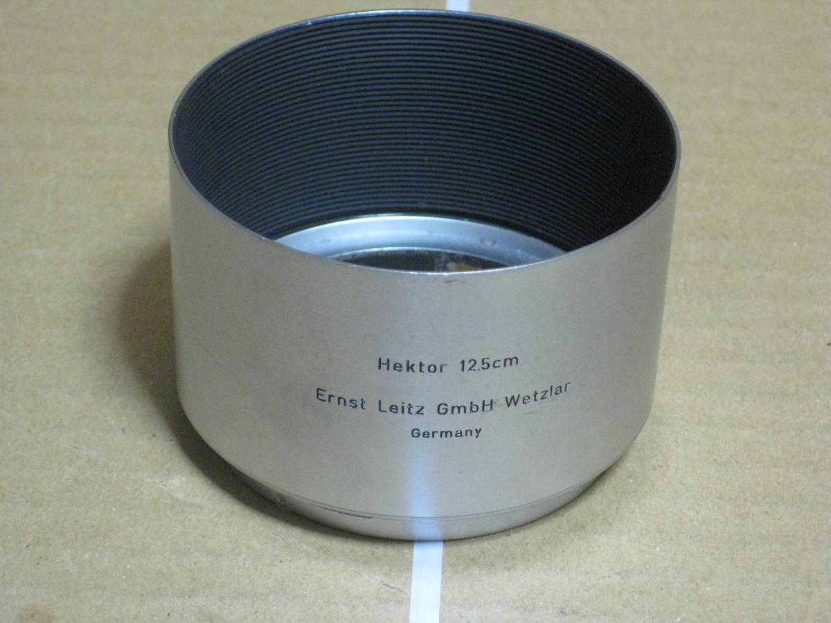 Leitz Hektor 12.5cm Lens Hood ライツ 未使用 ヘクトール レンズフード 最大66%OFFクーポン フード レンズ