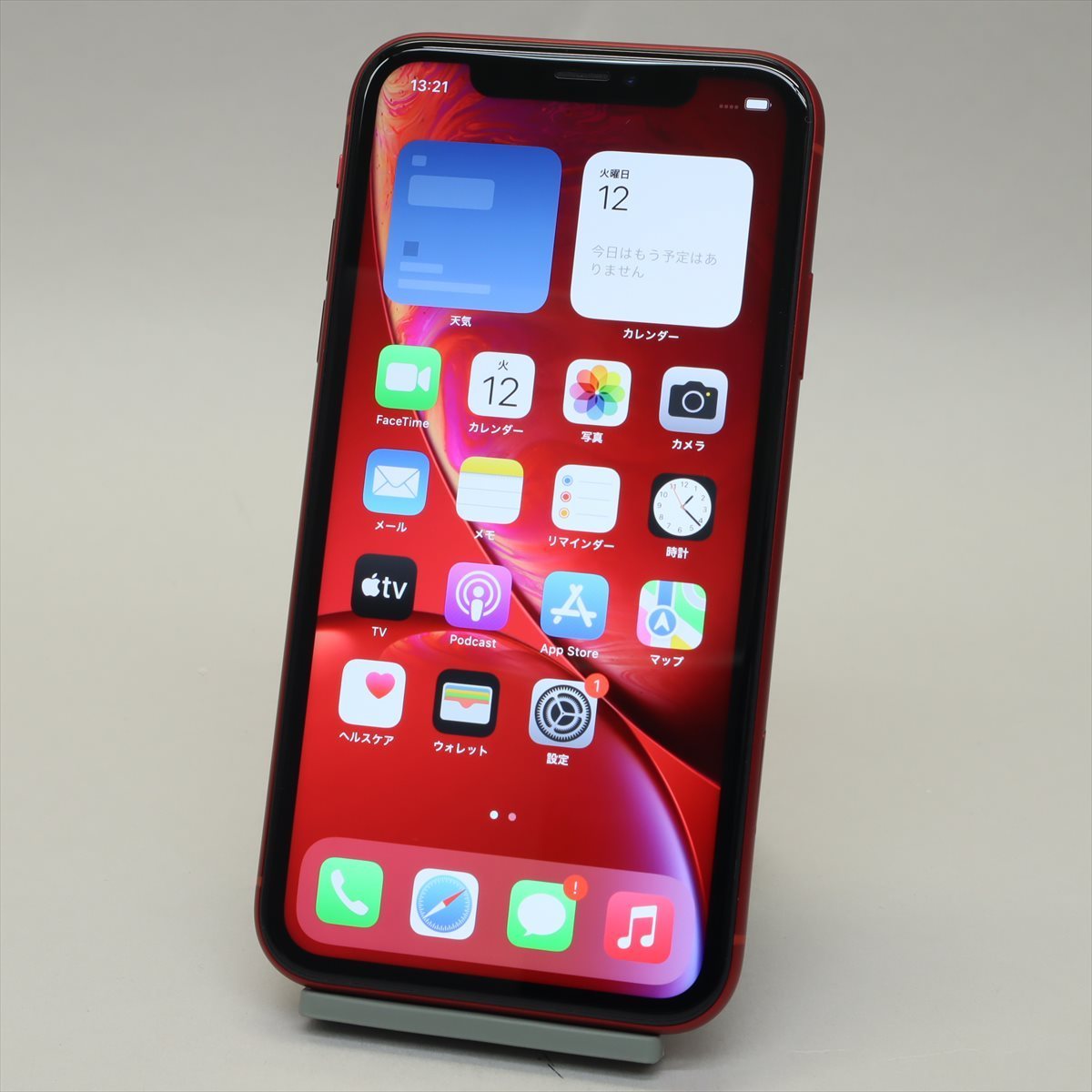 Apple iPhoneXR 64GB (PRODUCT)RED A2106 MT062J/A バッテリ92%□au