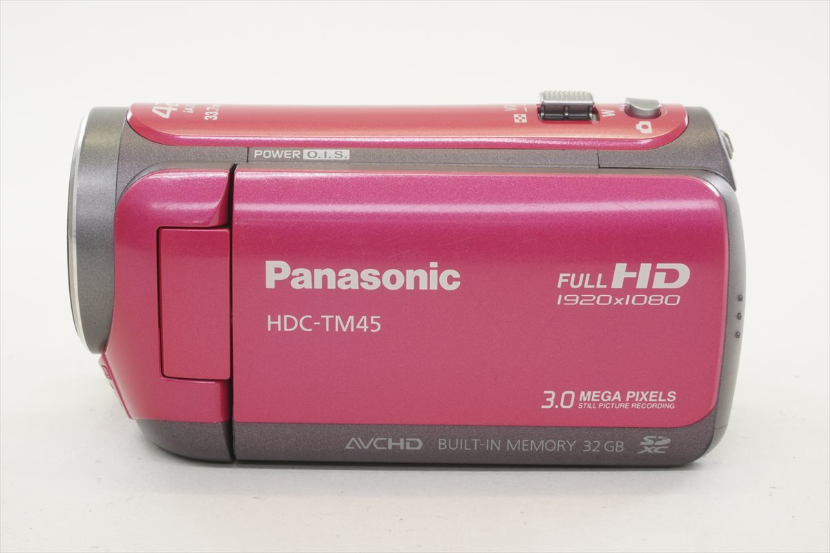 ビデオカメラ HDC-TM45-P ベリーピンク ■Panasonic★Joshin(ジャンク)7124【1円開始・送料無料】_画像7