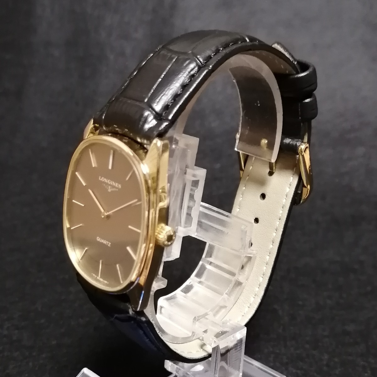 ロンジン☆LONGINES◇美品♪Qz○稼働良好♪メンズ腕時計□ヴィンテージ