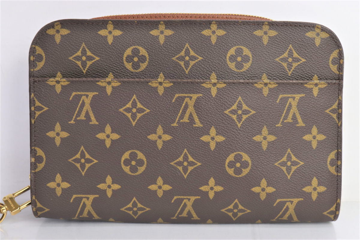 【ト葛】 LOUIS VUITTON ルイヴィトン モノグラム オルセー M51790 セカンドバッグ ポーチ CH289CXX5K_画像3