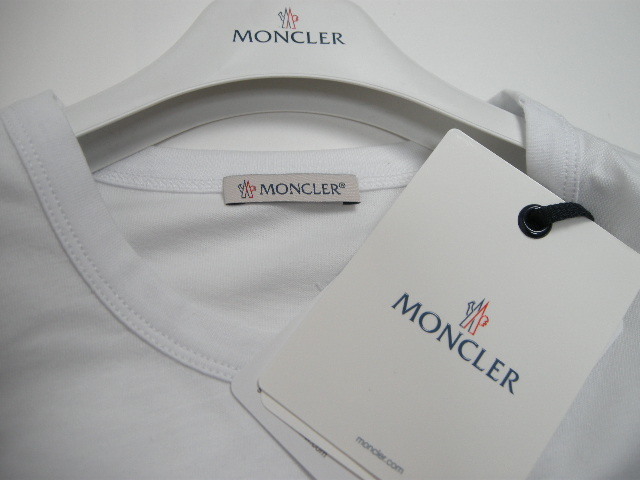 サイズS■モンクレール■新品 本物保証■BOXロゴ Tシャツ/半袖 Tシャツ/TEE■001ホワイト/白/MONCLER/メンズ/80371-8390T_画像6