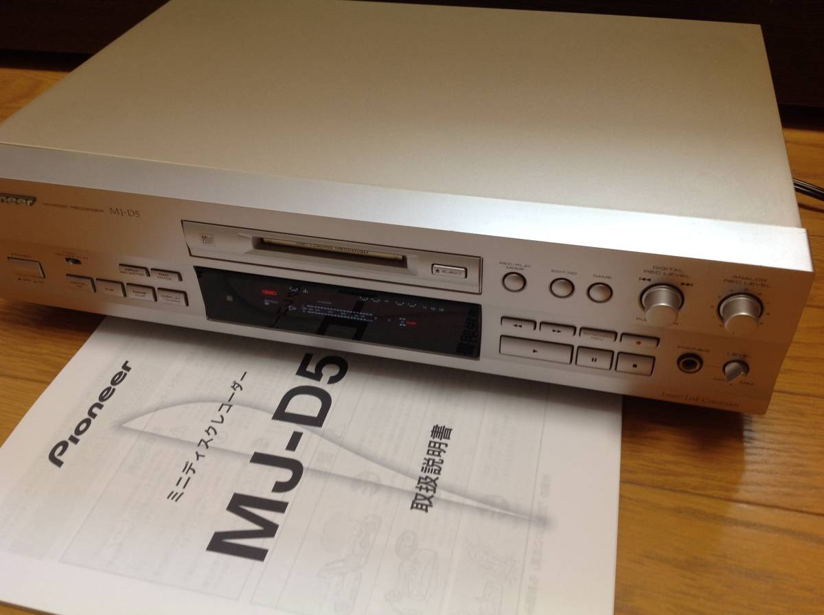 ヤフオク! - Pioneer パイオニア MJ-D5 MDデッキ