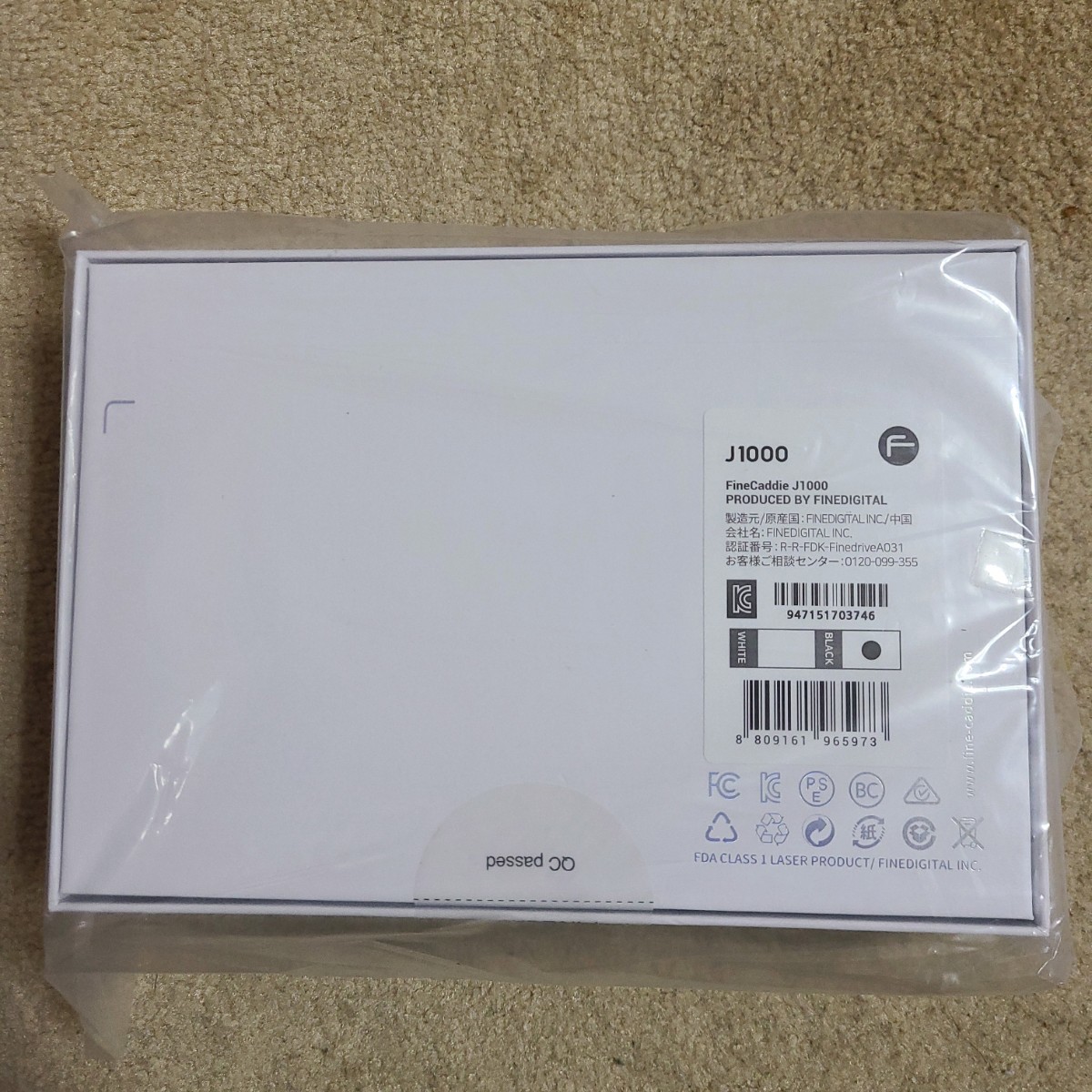 新品未開封】ゴルフ用 レーザー距離計 ファインキャディ J1000