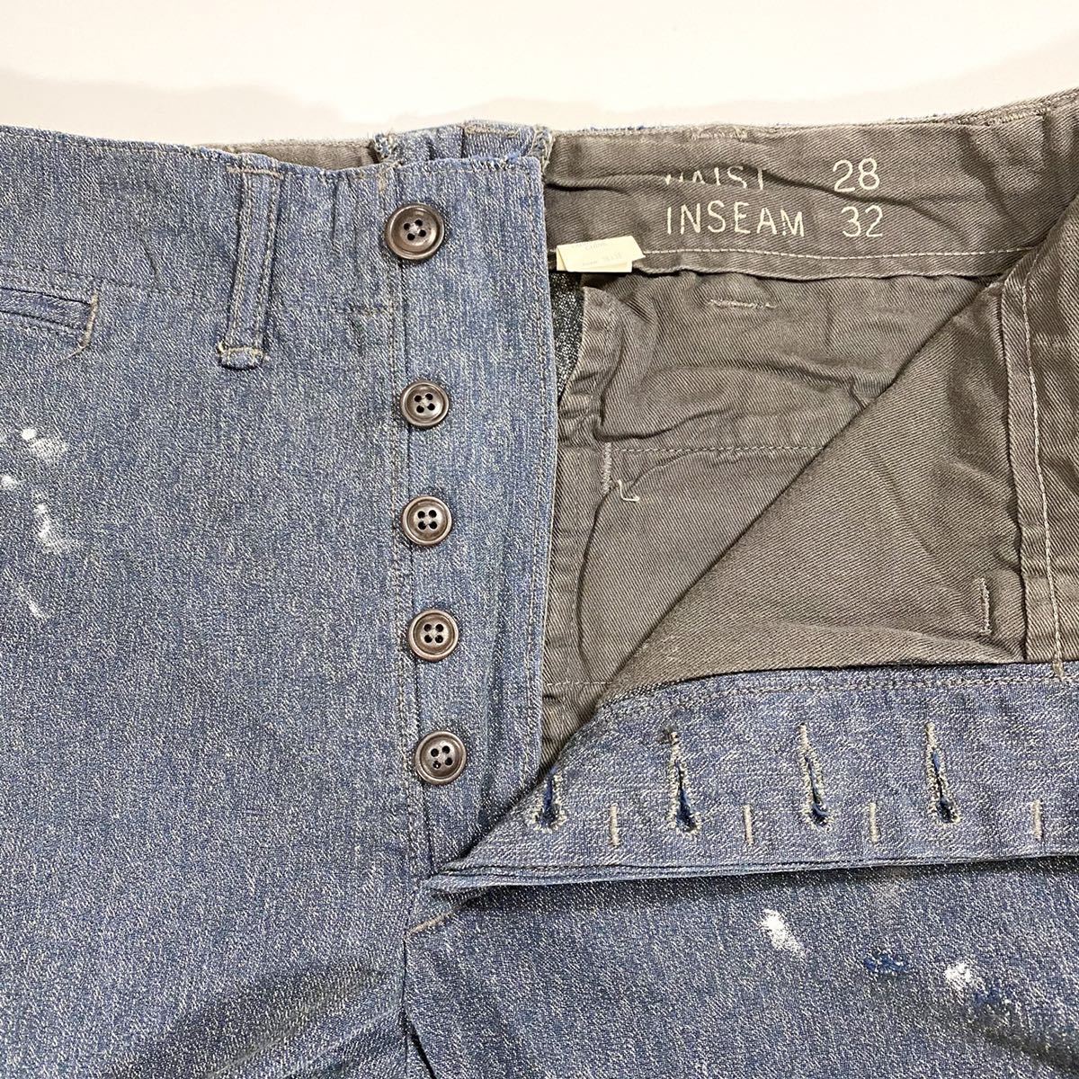 新品】RRL Repaired Jaspe Field Chino 28/32 ダブルアール リペアード ジャスペ フィールド チノ パンツ  ワークパンツ