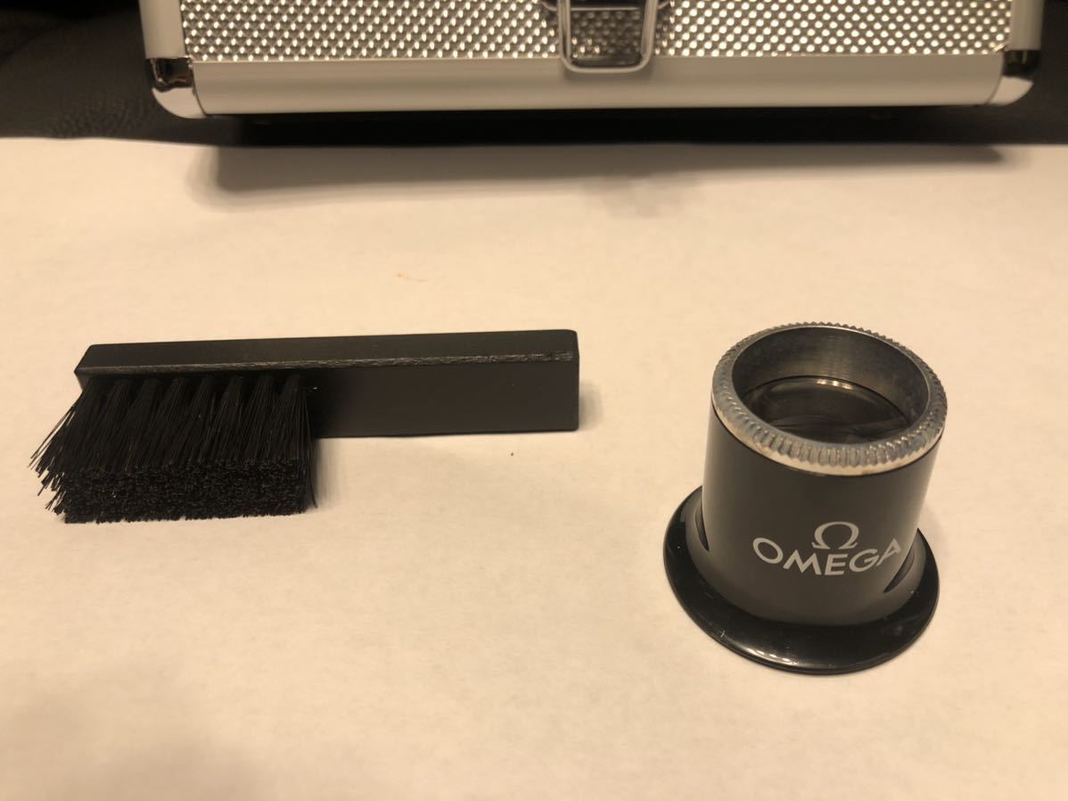 安心と信頼 オメガ OMEGA ボックス メンテナンス 付属品 ルーペ ブラシ