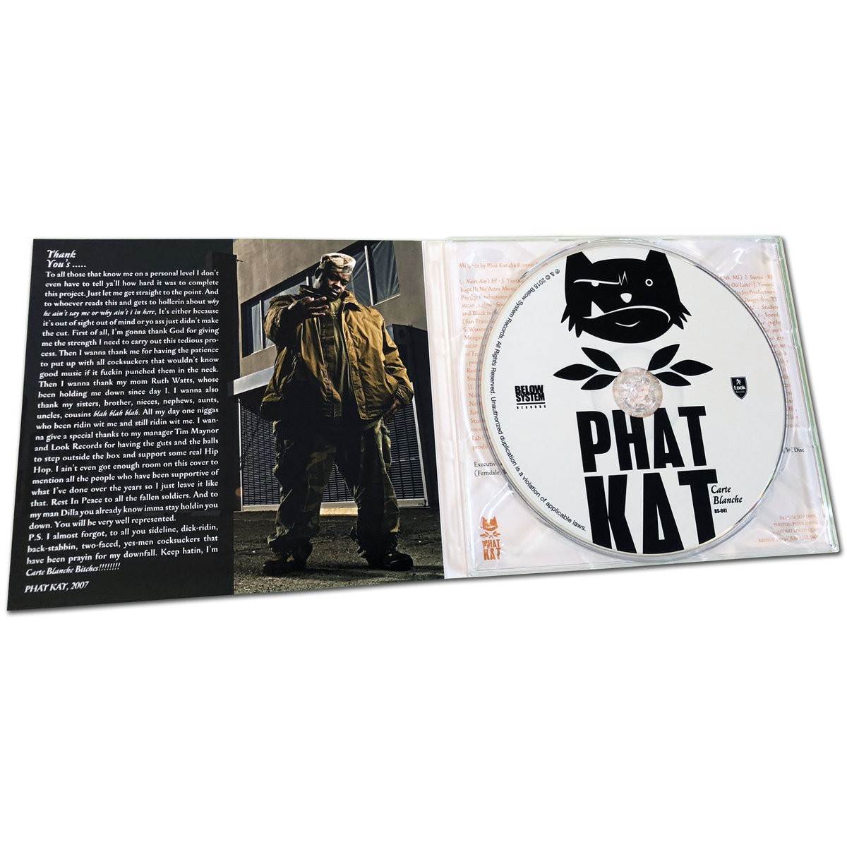 【J Dilla / Black Milk / Guilty Simpson】Phat Kat - Carte Blanche (Deluxe Edition) [CD]_画像3
